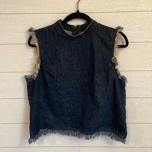 GAP Dark Denim Sleeveless Top